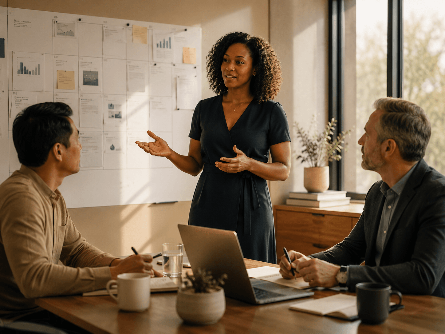 The CodeSM Finance team in a strategy session